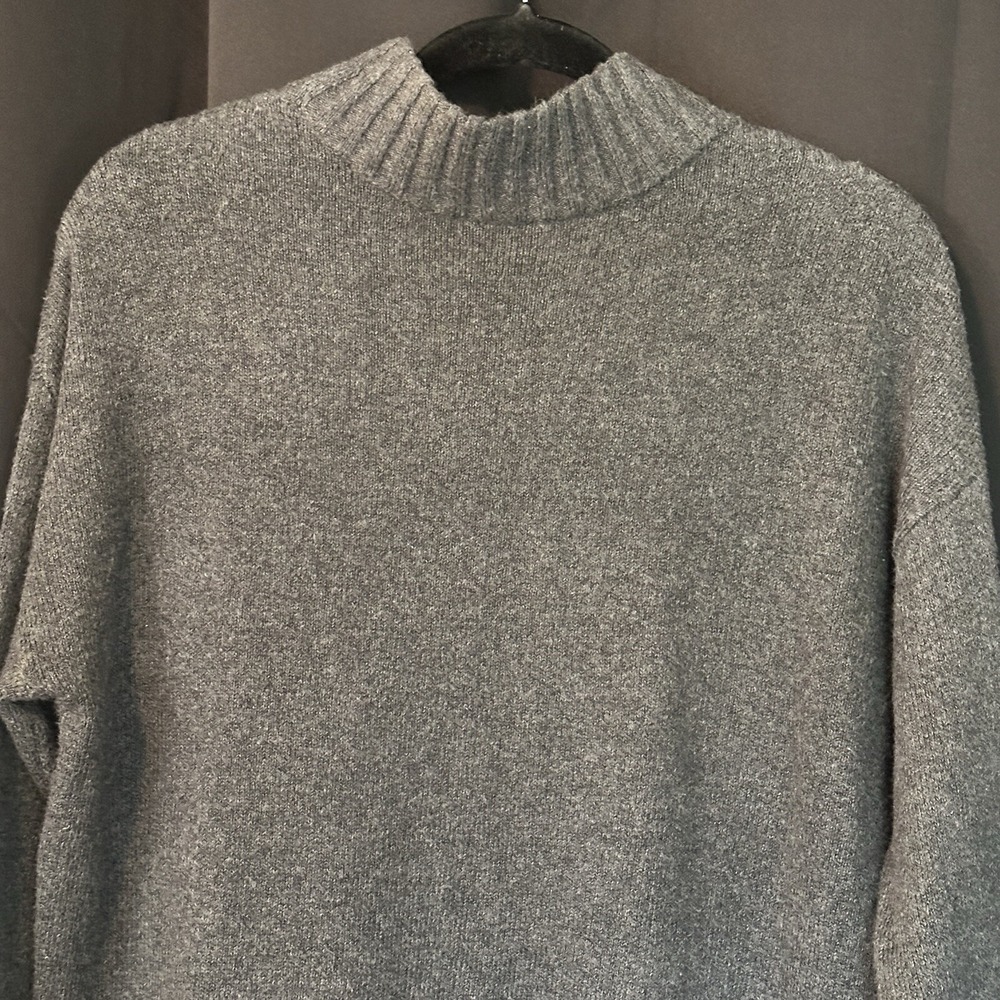 BP‎ Gray Sweater Dress Women's Size Medium Long Sleeve Pullover Y2K 90's - Picture 2 of 4